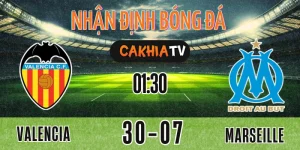 Valencia vs Marseille giao hữu AirCup 2025 tại Tây Ban Nha